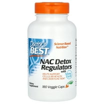 Doctor's Best NAC Detox Regulators, 180 Veggie Caps