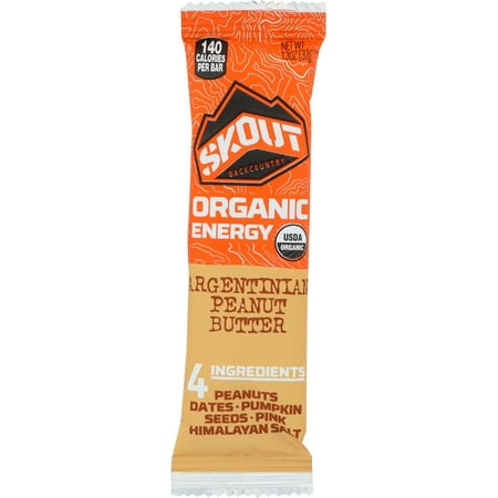 Argentinian Peanut Butter Organic Energy Bar (Best Cereal Bars For Energy)