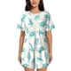 thumbnail image 1 of Fotbe Turtle Conjunto de Pijama Estampado para Mujer, 2 Piezas, Ropa de Dormir con Camiseta de Manga Corta y Shorts Suaves-Medium, 1 of 6