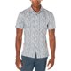 thumbnail image 1 of Perry Ellis Camisa con botones florales para hombre, azul, grande Perry Ellis Botones al frente, 1 of 1