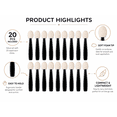 thumbnail image 6 of 20Pcs Disposable Black Eyeshadow Sponge Applicators, 6 of 6