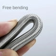 thumbnail image 4 of 50/80cm 1/2 Inch Explosion Proof Pipe Hose Braided Flexible Faucet Water Pipe for Kitchen Bathroom Toilet Pipe, 4 of 8