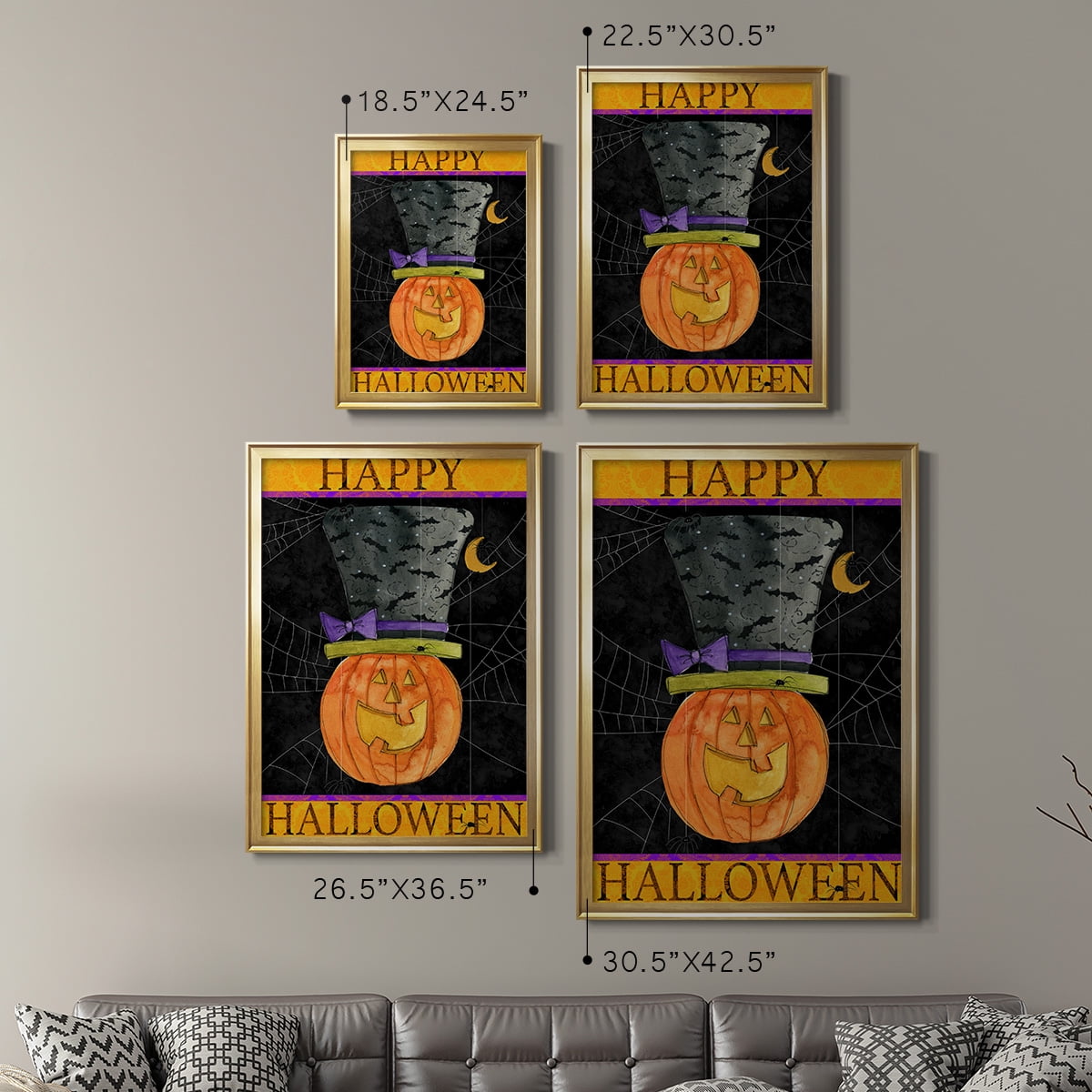 Happy Halloween Premium Classic Framed Print - Ready to Hang