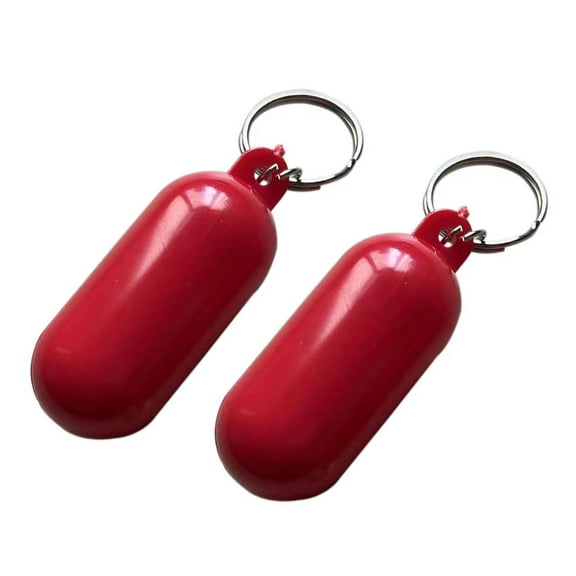 UNTERING 2 Pieces High Buoyancy Floating Keychain for Water Sport Buoyant Keyrings for Boating Marine Sailing Key Chain Accessory