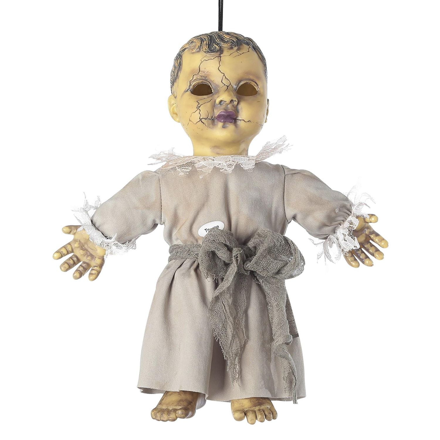 Way to Celebrate Halloween Indoor Décor Battery Operated Hanging Haunted Doll with Sound