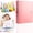 Pink, variant on CMYYNNA A3 Art Portfolio Folder - 30 Pocket (60 Pages) Art Portfolio Binder with Handle,Large Capacity Artwork Storage Organizer for 11.81x17.32in