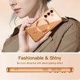 thumbnail image 7 of JETech Electroplated Case for Samsung Galaxy S24 6.2-Inch, Camera Lens Full Protection, Compatible with MagSafe Wireless Charging, Shockproof Soft TPU Phone Cover (Sandstone Orange), 7 of 7