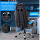 thumbnail image 2 of Silla gaming de Ergonómica VBELL Reclinable,  masaje lumbar con USB, reposapiés retráctil, ajustable, 2 of 6