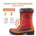 thumbnail image 2 of Dream Pairs Mujeres Botas de nieve impermeables Piel sintética Media pantorrilla con cordones Botas de nieve cálidas de invierno DP-CANADA Dream Pairs DP-CANADA, 2 of 5