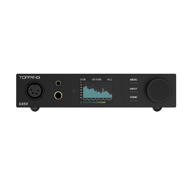 Conversor Digital a Analógico (DAC) de Escritorio y Amplificador para Auriculares Fanmusic Topping DX5 II ES9039Q2M