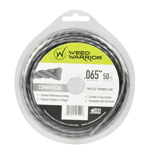 Weed Warrior® .065 in. x 50 ft. Nylon Commercial Trimmer Line Walmart