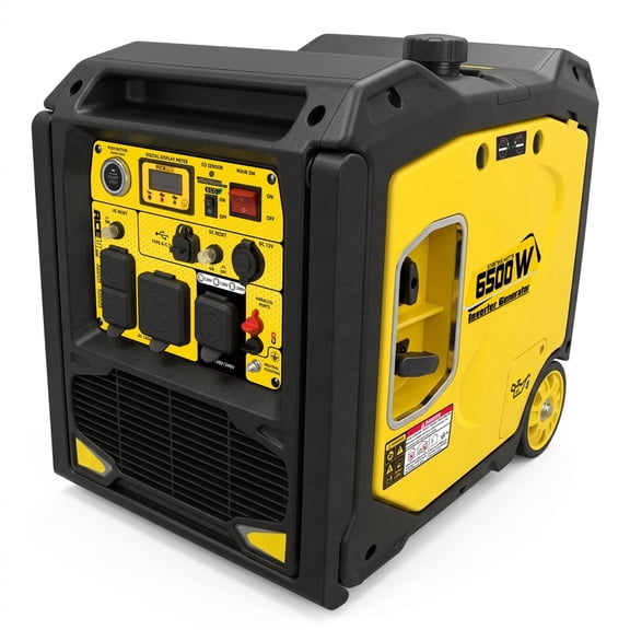 Aceup Energy 6500W Peak Inverter Generator, 5200W Running Watts, 223cc 4-Stroke OHV, Electric Start, CO Sensor, EPA Compliant, for Camping and Home Backup