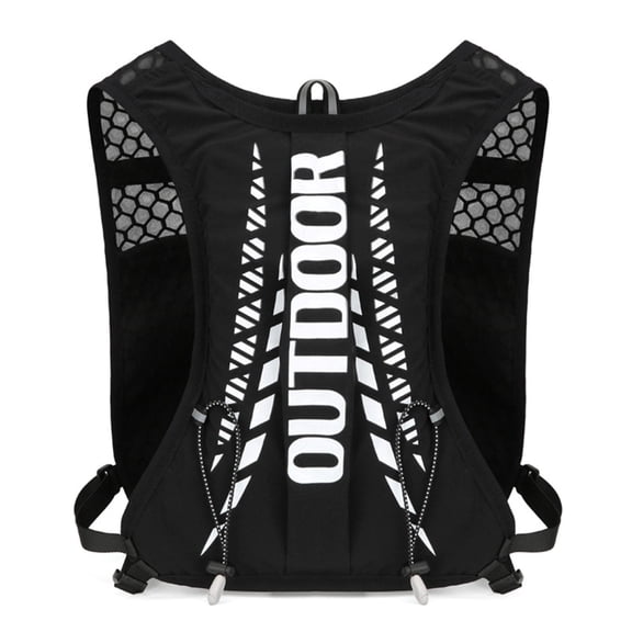 Running Vest for Women Men, Adjustable Chest Straps Running Hydration Vest , Lightweight Reflective Hydration Backpack for Marathon