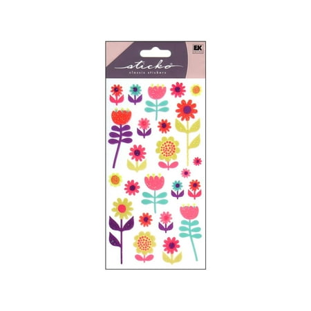 Pressed Flower Sticker - EK Sticko Sticker Flower Gallery