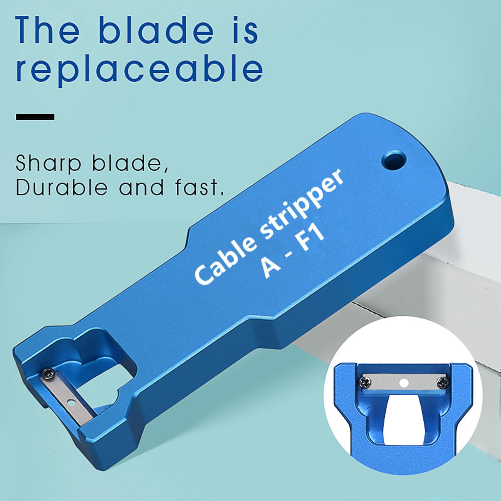 Optical Fiber Cable Sheath Cutter Aluminum, Easy Operation for Breakthrough Windows in Fiber Optic Risers