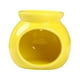 thumbnail image 4 of Quemador de aceite aromático, portavelas, difusor perfumado, incensario, calentador de aceite de Color sólido, quemador de aceite esencial de cerámica Amarillo, 4 of 8