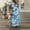 Multicolor, variant on Yotami Short Sleeve Plus Size Dress for Women V-Neck Summer Side Slit Maxi Dress Floral Print Sundress for Vacation
