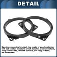thumbnail image 4 of Adaptador de espaciador de altavoz tweeter Unique Bargains para 6.5" para vehículo Toyota ABS negro a prueba de agua, 4 of 7