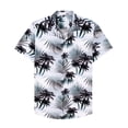 thumbnail image 7 of sogami Mens Cotton Short Sleeve Hawaiian Shirts Holiday Casual Button Down Shirt, 7 of 7