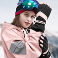 thumbnail image 2 of Fesfesfes Winter Ski Gloves Winter Warm Waterproof Snow Gloves Non-Slip Snowboard Gloves Screen Touchable Gloves For Men and Women Sale Items, 2 of 2