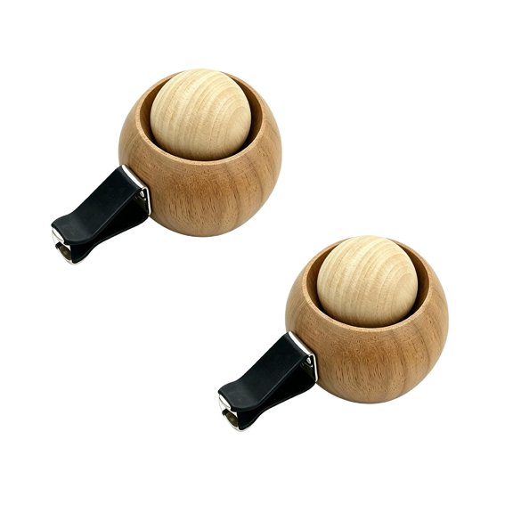 2PCS Car Diffuser Air Freshener Bottle, Refillable Empty Glass Perfume Bottles with Vent Clip, Universal Essential Oil Diffuser for Most Vehicles, Interior Car Accessories (2PCS)