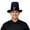 3-Black, variant on OOOUM Adult Pilgrim Hat Capotain Style Wide Brim Thanksgiving Ceremonial Headwear Classic Formal Event Accessory,One Size
