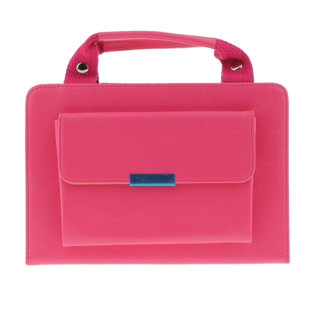 Cubierta Atractiva de material cuero pa Accesorios Soporte de Horizontal Rosado shamjiam Cubierta elegante