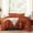 Terracotta, variant on Terracotta Boho Tufted Comforter Set Size 3 count Boho Shabby Chic Comforter Embroidery Bedding Set Soft Comforter for Seasons (Terracotta, 104''x90'')
