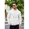 thumbnail image 4 of COOFANDY Men's Novelty Pullover Hoodie Long Sleeve Casual Sweatshirt with Pocket, 4 of 7