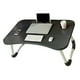 thumbnail image 3 of Escritorio De Cama Para Computadora Portátil, Portalápices Con Interfaz USB, Mesa De Cama Plegable, Portavasos Ensanchado, Curvo Ampliado Para Dormitorio Para Estudiantes, 3 of 8
