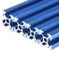 thumbnail image 1 of 2 Pcs t Slot 2020 Aluminum Extrusion Profile 100mm 4 inch, European Standard Anodized Black Extrusion Frame, 1 of 6