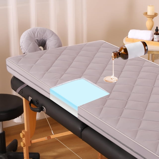 Set de cubrecolchón para pestañas JINGFUD, gel, espuma viscoelástica, masaje, 8 cm