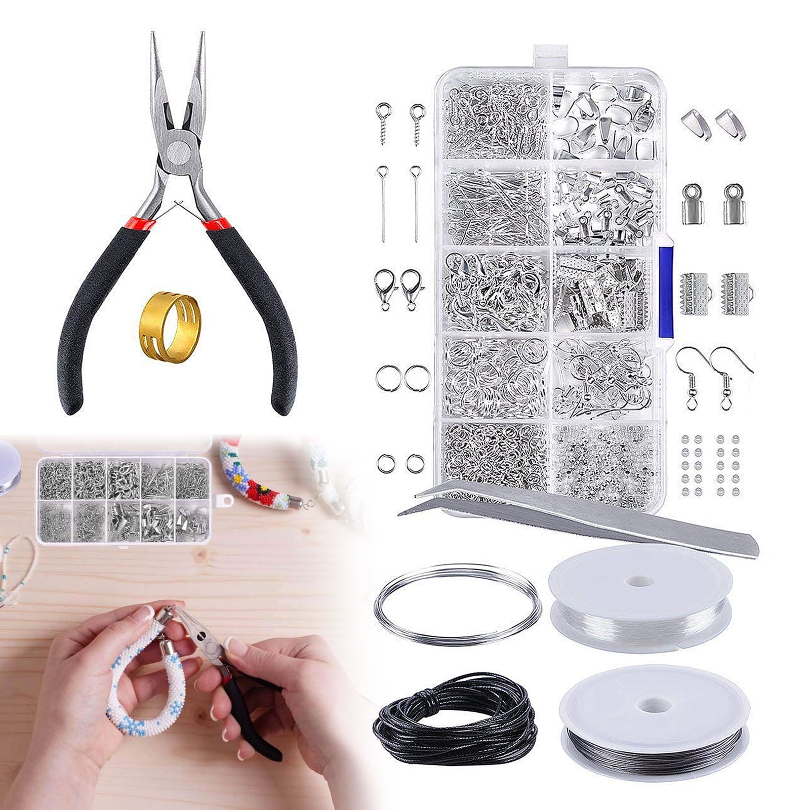 Jewelry Making Supplies Kit - Jewelry Repair Tools with Accessories ...