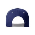 thumbnail image 3 of Daxton Classic Snapback Old English A to Z Numbers Initials Flat Bill Visor Cap-Navy Grey Hat, Letter H, 3 of 3