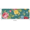 thumbnail image 7 of Pioneer Flower Floral Print Pattern Kitchen Rug Mat,Kitchen Runner Rugs Non Skid Washable,Decorative Kitchen Floor Mats for Kitchen,Sink,Laundry,17"x47.2", 7 of 7