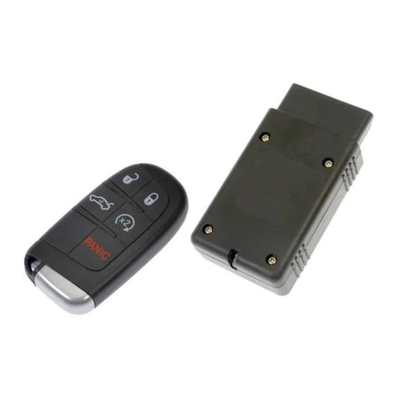 KarParts360 For Chrysler 300 2011-2017 Keyless Entry Remote | Black Color | 5 Buttons | Replacement For 5026676AC, 5026676AD