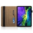 thumbnail image 4 of Tree of Life Embossed Case for ipad 11 Stand, Card Slots, Stylus Loop Brown, 4 of 4