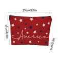 thumbnail image 3 of 5Pcs Independence Day Zippered Pouch, RRJ Independence Day Zippered Storage Pouch, Multi-functional Pencil Case Cosmetic Bag, Polyester Travel Organizer For Study Office Supplies, Gift For Friends, 3 of 6