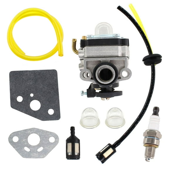 Carburetor Carb Kit for 753-04296 753-04745 Troy-Bilt TB146 EC TB26TB TB425CS TB475SS Air Filter Ryobi 753-1225,