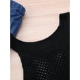thumbnail image 3 of EFINNY Women's Crewneck Openwork Tassel Blouse Swimwear Summer Beach Cover Vest Top XS-XL, 3 of 6