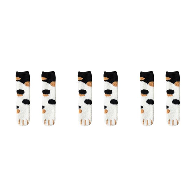 Sonducket Calcetines de mujer, zapatillas informales de felpa cálidas para dormir, calcetín de otoño para otoño e invierno, suelo de casa Type1 NO1 Sonducket CBP168336