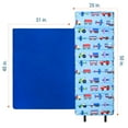 thumbnail image 4 of Olive Kids by Wildkin Original Nap Mat with Pillow, Features Trains, Planes and Trucks with Hook & Loop Fastener in Cotton Blend Materials, 4 of 9