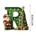 thumbnail image 1 of Christmas Tree Decorations,26 Letters Christmas Tree Decoration Pendant Christmas Tree Ornaments Personalized Diy Christmas Ornaments Christmas Decoration Xmas Tree Hanging Decor Feature, 1 of 5