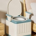 thumbnail image 3 of Toilette Portable Pliante pour Adultes, Commode de Chevet Gain de Place Forte Capacité de Charge pour Extérieur, 3 of 7