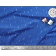 thumbnail image 2 of Soimoi Blue Georgette Viscose Fabric Arrows Arrow Print Fabric by Yard 42 Inch Wide, 2 of 3