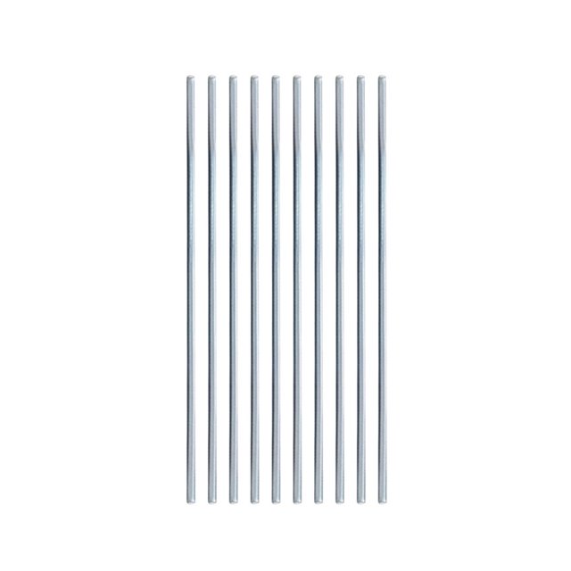Eigraketly Varilla de soldadura de aluminio de 10 Uds. Suministro resistente a la corrosión de alambre con núcleo de baja temperatura, varilla de Suministros de soldadura 2.0 mm 50 cm 10 piezas Eigraketly TO1687-03B