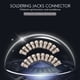 thumbnail image 2 of 20Pzs Macho Conector de Cable Coaxial Torcido Tipo F RG6 CCTV, 2 of 5