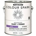 thumbnail image 1 of Rust-Oleum Colour Spark™ Paint + Primer, Exterior Satin, White 3.78 L, 1 of 2