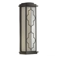 thumbnail image 7 of Luxury Rectangular Outdoor Wall Sconce, 22''H x 6.75''W, with Craftsman Style Elements, American Bungalow Design, Architectural Bronze Finish and Glass, UHP1201, 7 of 7