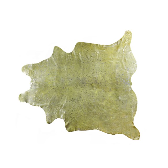Tapis en Peau de Vache Écossaise Naturel / 6'x7' / A